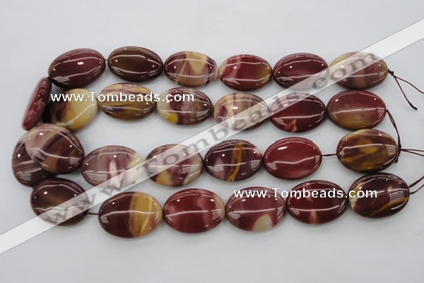 CMK143 15.5 inches 22*30mm oval mookaite beads wholesale