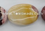 CMK144 15.5 inches 25*35mm oval mookaite beads wholesale