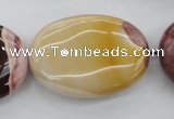 CMK144 15.5 inches 25*35mm oval mookaite beads wholesale