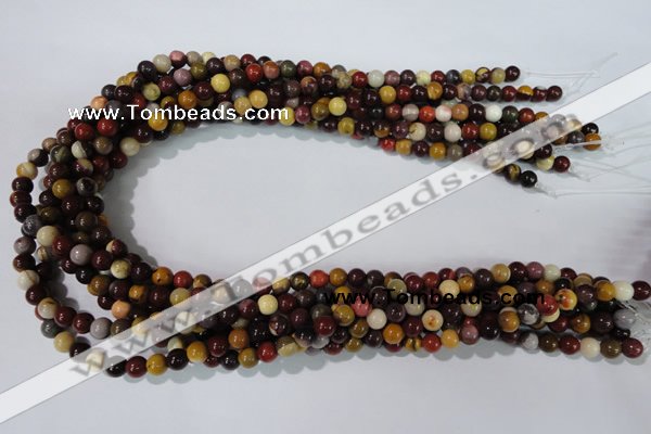 CMK202 15.5 inches 6mm round mookaite gemstone beads wholesale