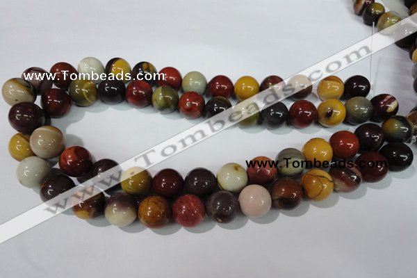 CMK206 15.5 inches 14mm round mookaite gemstone beads wholesale