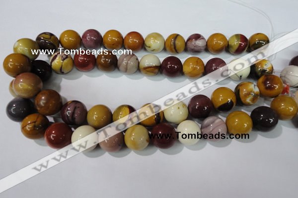 CMK207 15.5 inches 16mm round mookaite gemstone beads wholesale