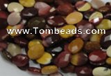 CMK23 15.5 inches 10*14mm faceted oval mookaite beads wholesale