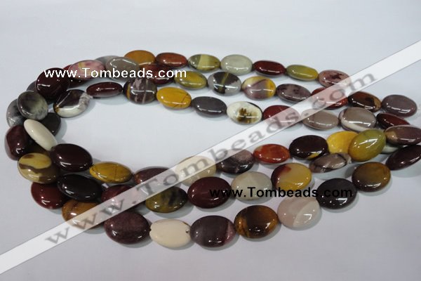 CMK259 15.5 inches 13*18mm oval mookaite gemstone beads