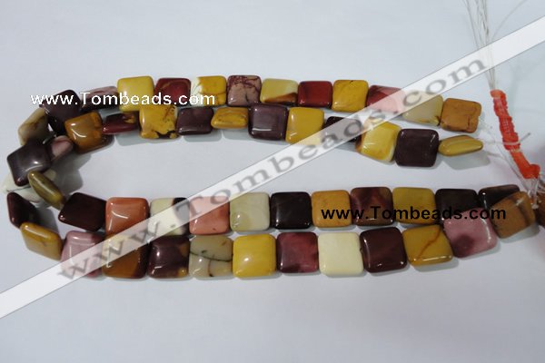 CMK271 15.5 inches 15*15mm square mookaite gemstone beads