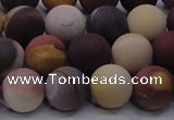 CMK294 15.5 inches 12mm round matte mookaite beads wholesale