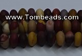 CMK300 15.5 inches 4*6mm rondelle matte mookaite beads wholesale