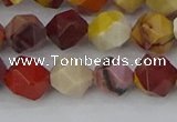 CMK325 15.5 inches 8mm faceted nuggets mookaite gemstone beads