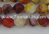 CMK325 15.5 inches 8mm faceted nuggets mookaite gemstone beads