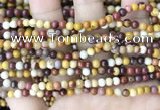 CMK345 15.5 inches 4mm round mookaite jasper beads wholesale