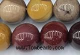 CMK370 15 inches 10mm round mookaite beads, 2mm hole