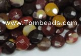 CMK51 15.5 inches 10mm faceted coin mookaite beads wholesale