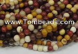 CMK57 15.5 inches 6mm round mookaite gemstone beads wholesale