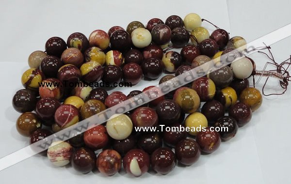 CMK61 15.5 inches 20mm round mookaite gemstone beads wholesale