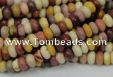 CMK63 15.5 inches 4*8mm rondelle mookaite gemstone beads wholesale