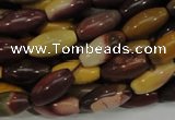 CMK66 15.5 inches 10*20mm rice mookaite gemstone beads wholesale