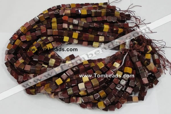 CMK69 15.5 inches 6*6mm cube mookaite gemstone beads wholesale