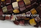 CMK70 15.5 inches 8*8mm cube mookaite gemstone beads wholesale