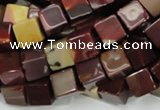 CMK71 15.5 inches 10*10mm cube mookaite gemstone beads wholesale