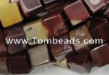 CMK72 15.5 inches 12*12mm cube mookaite gemstone beads wholesale