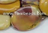 CMK76 15.5 inches 30*40mm oval mookaite gemstone beads wholesale