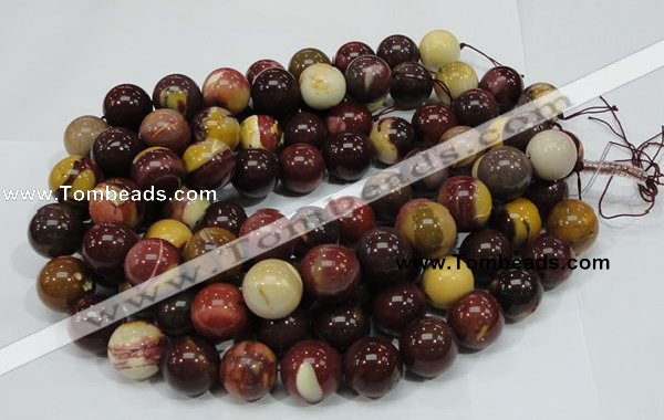 CMK81 15.5 inches 16mm round mookaite gemstone gemstone beads