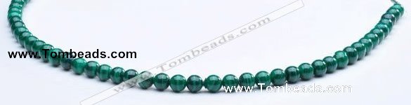 CMN03 A grade round 5mm natural malachite beads Wholesale