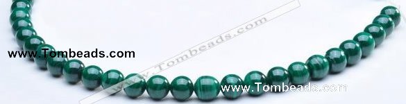 CMN05 8mm round A grade natural malachite beads wholesale