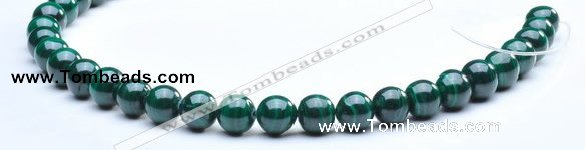 CMN06 10mm round A grade natural malachite  beads wholesale