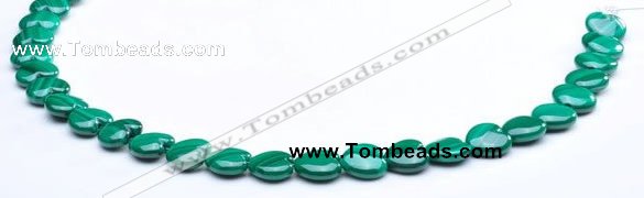 CMN115 15.5 inches 12*12mm heart natural malachite beads