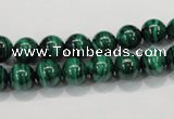 CMN151 AA grade 8mm round natural malachite beads Wholesale