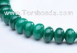 CMN16 A grade 4*6mm roundel natural malachite beads Wholesale