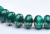 CMN17 A grade 6*8mm roundel natural malachite beads Wholesale