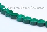 CMN18 A grade 3*6mm heart natural malachite beads Wholesale