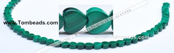 CMN18 A grade 3*6mm heart natural malachite beads Wholesale