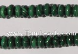 CMN206 15.5 inches 5*9mm rondelle natural malachite beads wholesale