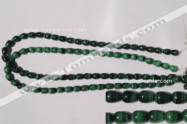 CMN218 15.5 inches 7*9mm teardrop natural malachite beads wholesale