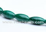 CMN22 6*14mm rice A grade natural malachite beads wholesale