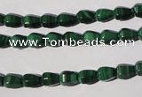 CMN229 15.5 inches 5*7mm faceted teardrop natural malachite beads