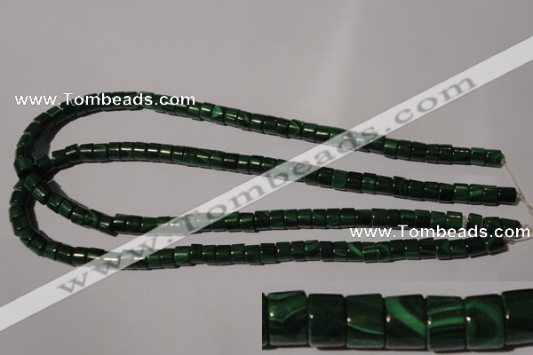 CMN236 15.5 inches 5*7mm heishi natural malachite beads wholesale