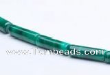 CMN24 5*13mm column shape A grade natural malachite beads