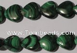 CMN258 15.5 inches 12*12mm heart natural malachite beads wholesale