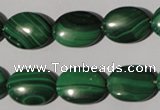 CMN273 15.5 inches 12*16mm oval natural malachite beads wholesale