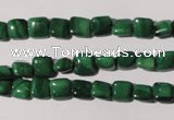 CMN291 15.5 inches 6*6mm square natural malachite beads wholesale