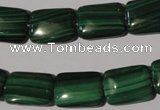 CMN316 15.5 inches 13*18mm rectangle natural malachite beads wholesale