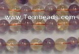 CMQ216 15.5 inches 8mm round multicolor quartz gemstone beads