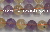 CMQ218 15.5 inches 12mm round multicolor quartz gemstone beads