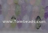 CMQ262 15.5 inches 5*12mm rondelle multicolor quartz beads