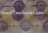 CMQ313 15.5 inches 10mm round citrine & amethyst beads wholesale