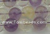 CMQ314 15.5 inches 12mm round citrine & amethyst beads wholesale